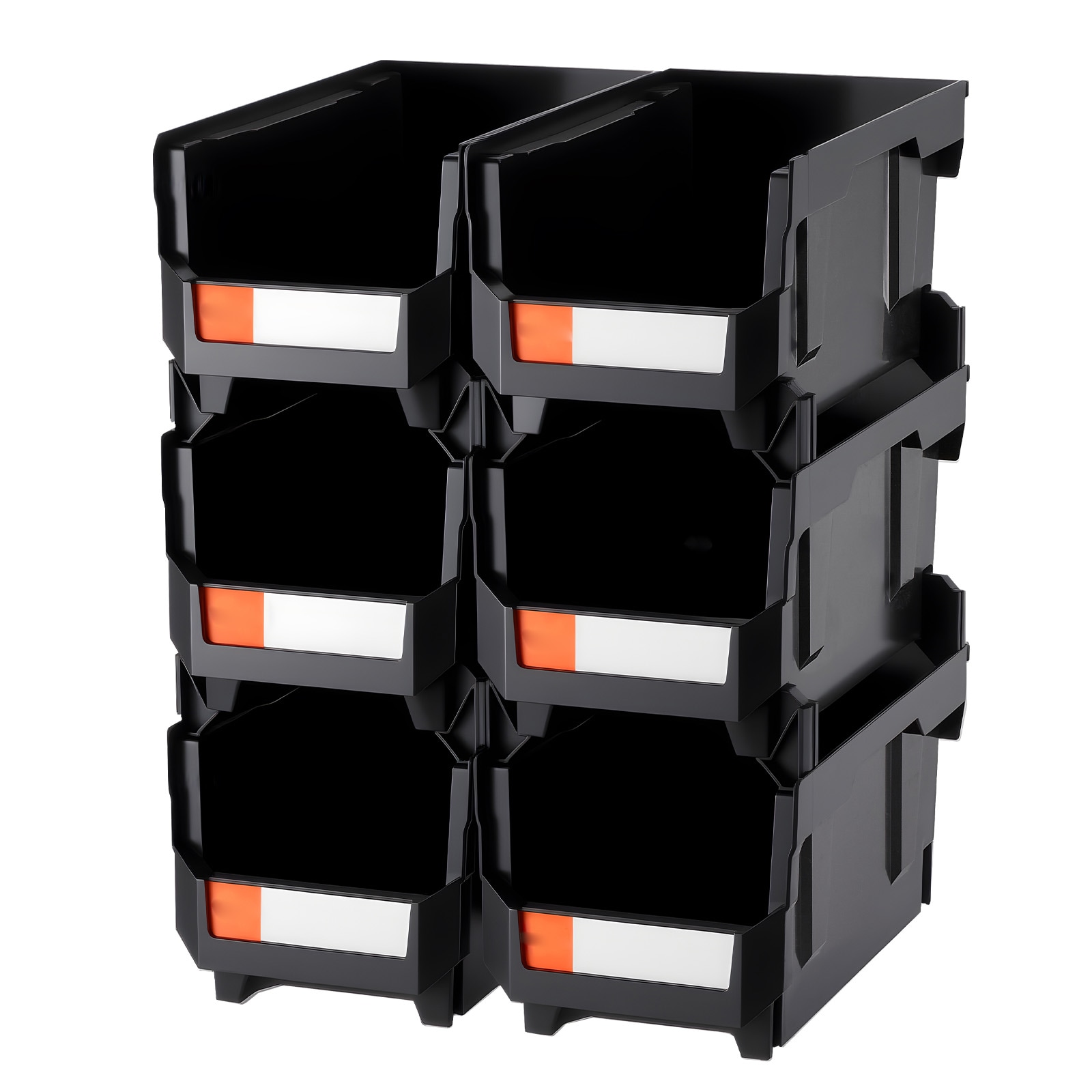 Stackable Plastic Storage Bins For Home Organization And Closet_voghion.com